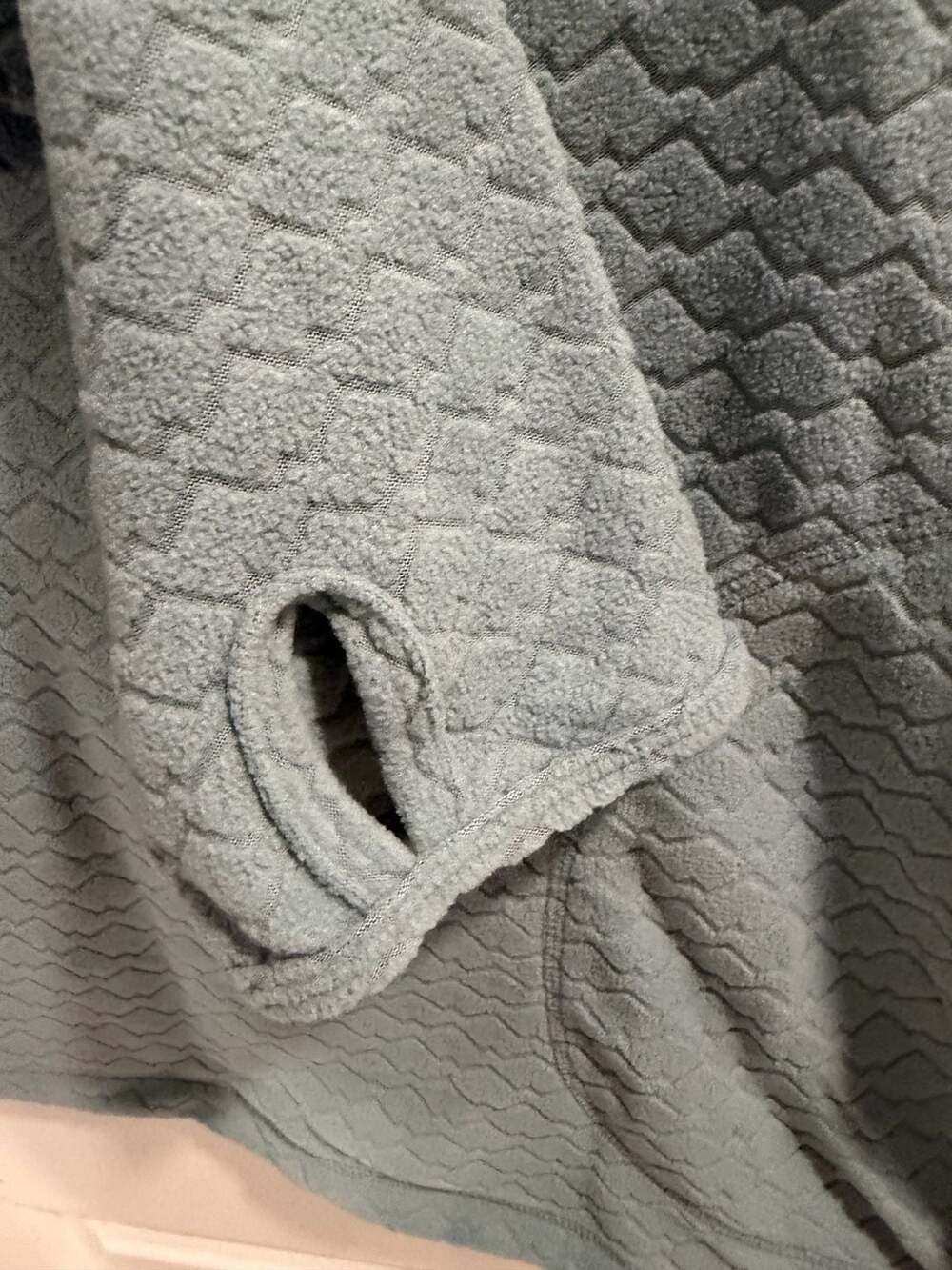 NWT Howler Brothers Palo Duro Fleece Hoodie Size L Iron Blue $99 - Picture 7 of 8